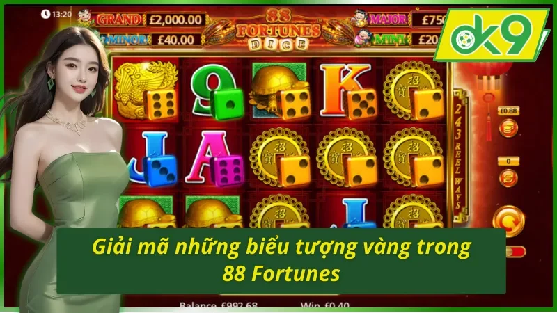 88 Fortunes : Cơ Hội Thử Vận Với Chủ Đề Quay Thưởng Kỳ Bí OK9 3 88 Fortunes OK9 và biểu tượng vàng đặc biệt