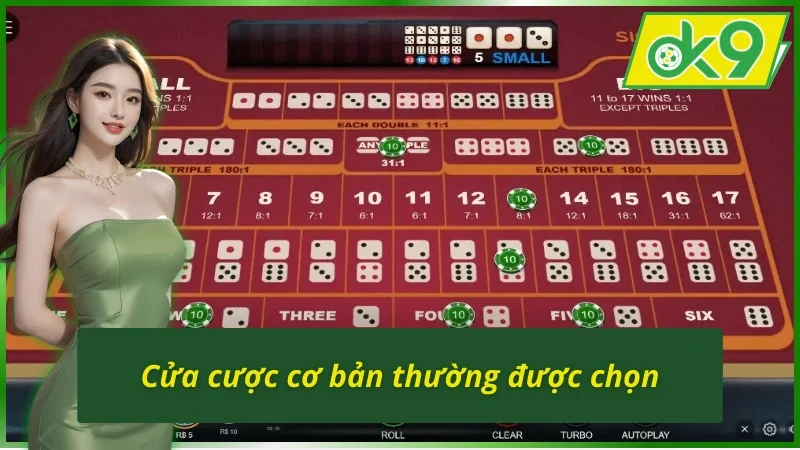 Cửa cược Sicbo đa dạng trên OK9 